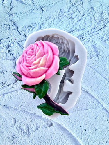 قالب سیلیکونی دو رز و غنچه