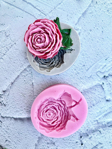 قالب سیلیکونی رز برگ دار