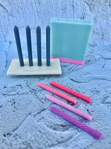 mini candle silicone mold