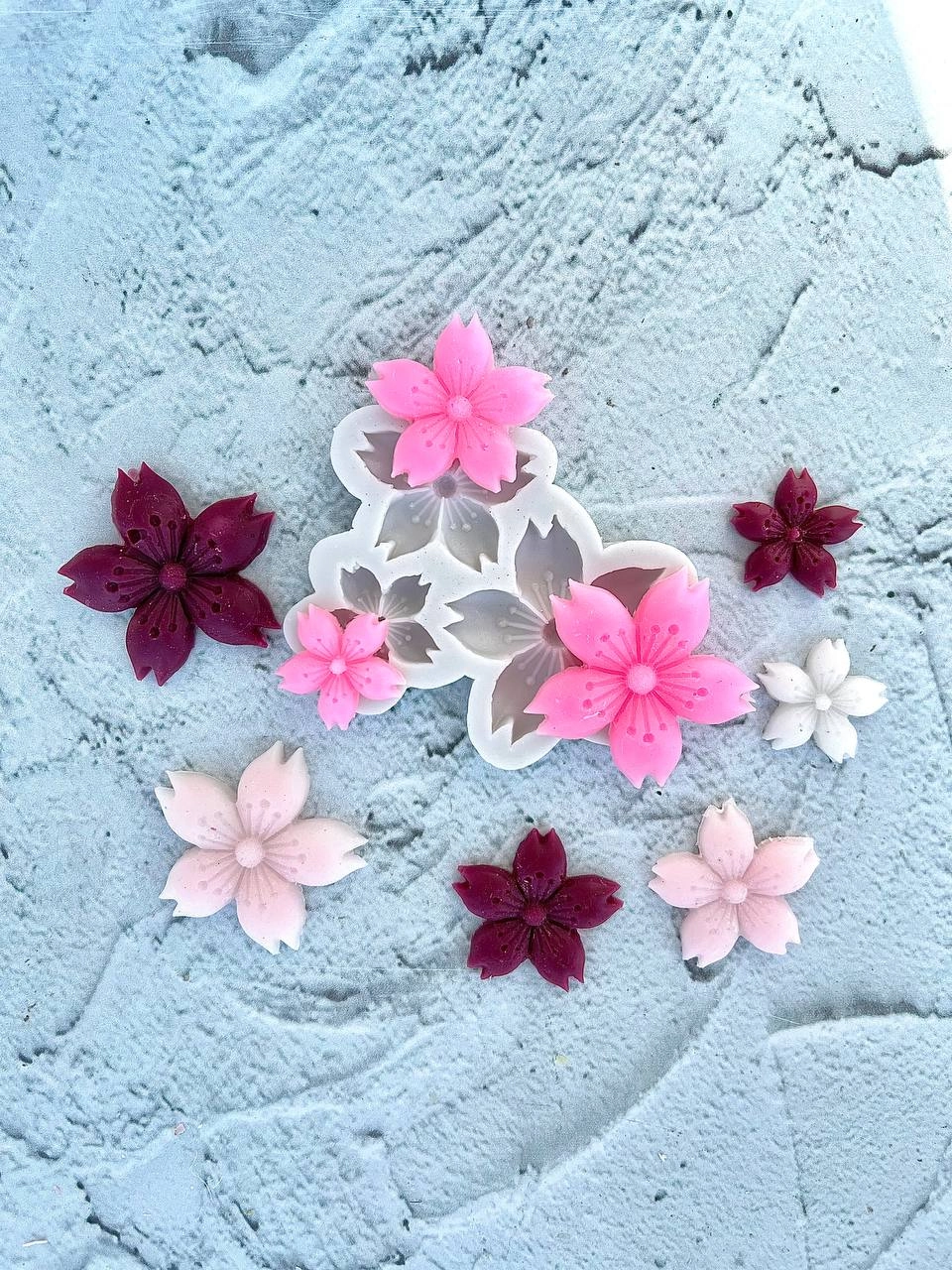 قالب سیلیکونی سه گل ارمنستان