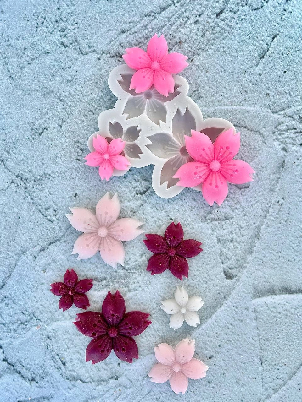 قالب سیلیکونی سه گل ارمنستان
