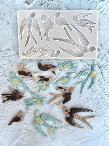 قالب سیلیکونی پرستو ها