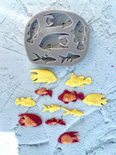 قالب سیلیکونی ماهی جور