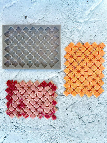 قالب سیلیکونی صفحه لوزی ستاره دار