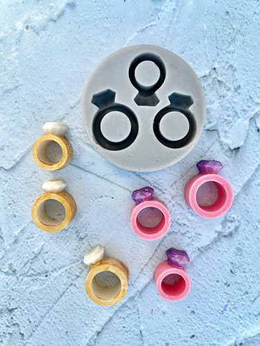 قالب سیلیکونی سه انگشتر