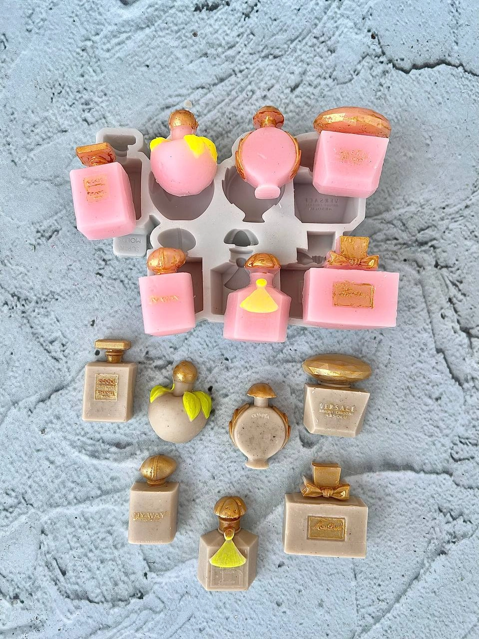 قالب سیلیکونی شیشه عطر ها