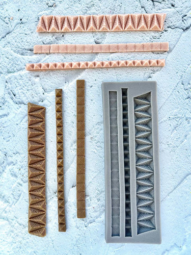 قالب سیلیکونی حاشیه هندسی