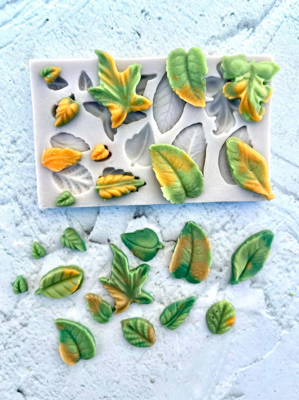 قالب سیلیکونی برگ جور کوچک