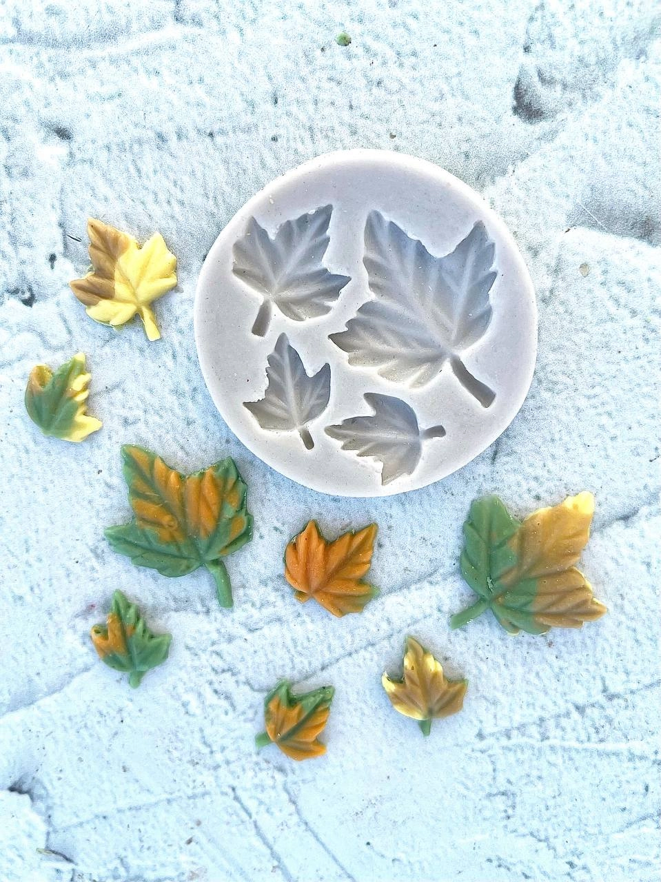 قالب سیلیکونی برگ مو گرد