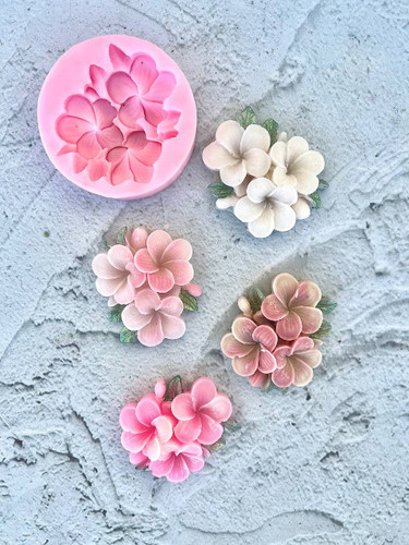 قالب سیلیکونی شکوفه وغنچه ژورنالی