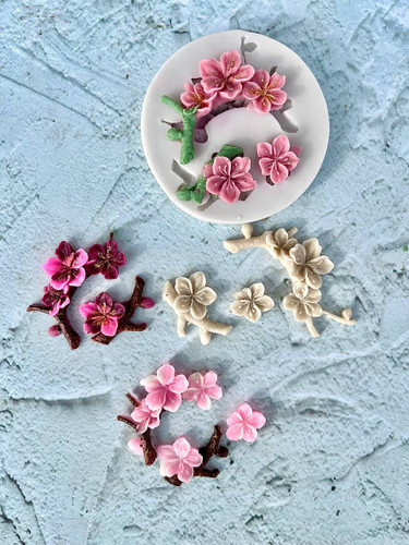 قالب سیلیکونی شاخه شکوفه