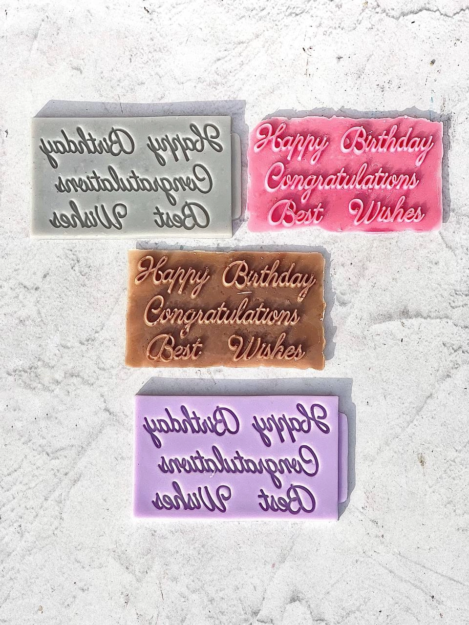 قالب سیلیکونی حروف happy