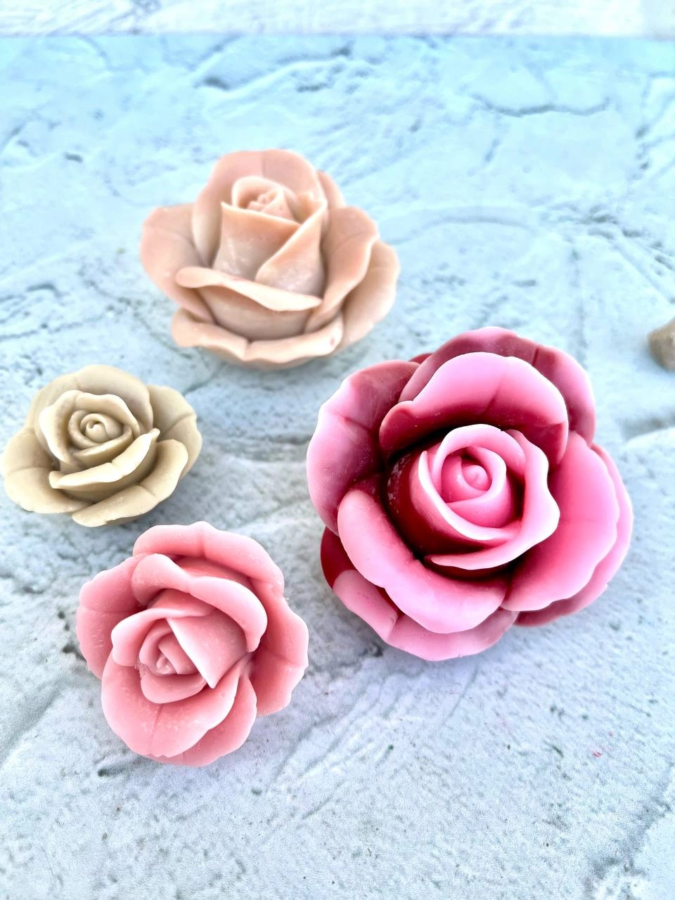 قالب سیلیکونی رز سه بعدی 2