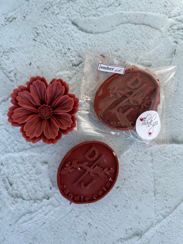 رنگ شمع آجری مدل قرصی - DJ candles