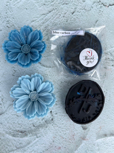 رنگ شمع آبی کربنی مدل قرصی - DJ candles