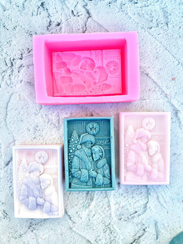 قالب سیلیکونی زوج کریسمس