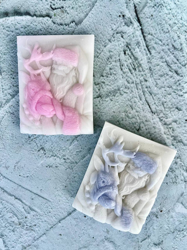 قالب سیلیکونی بابانوئل و گوزن