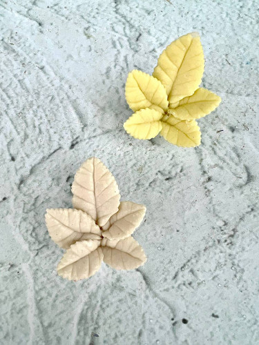 بیس قالب گیری رزینی برگ گل رز