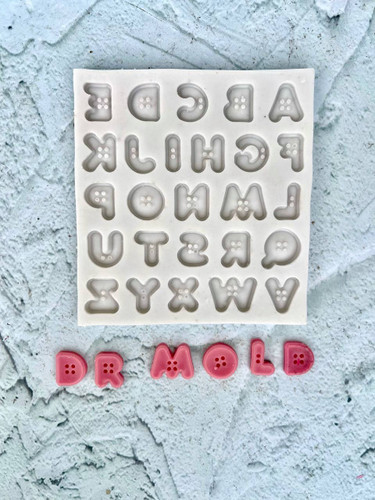 مولد فوندانتی حروف دکمه 2 سانتی