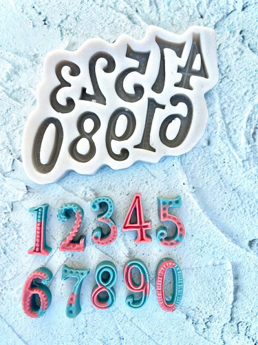 مولد فوندانتی اعداد طرح دار 4 سانتی