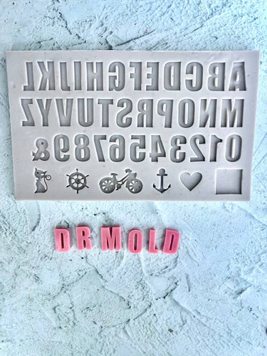 مولد فوندانتی حروف انگلیسی