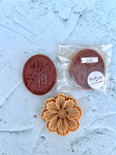 رنگ شمع فندقی