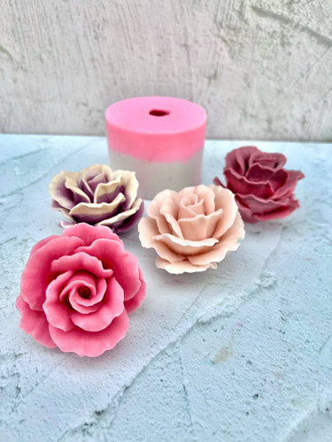 قالب سیلیکونی گل رز سه بعدی
