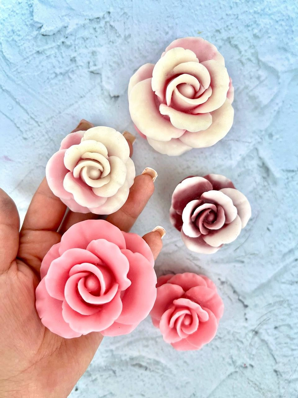 قالب سیلیکونی گل رز سه بعدی