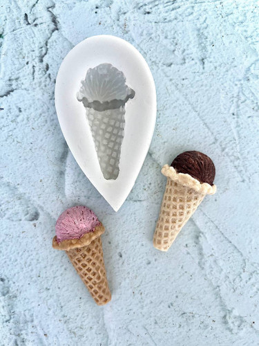 قالب سیلیکونی بستنی قیفی