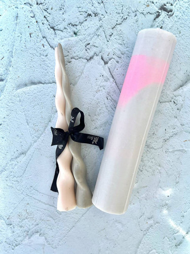 قالب سیلیکونی شمع قلمی پیچ باریک