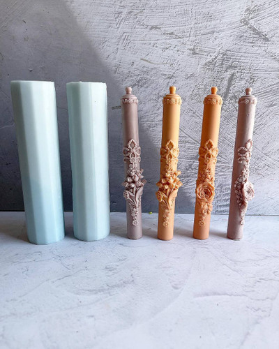 قالب سیلیکونی شمع قلمی طرح ایران