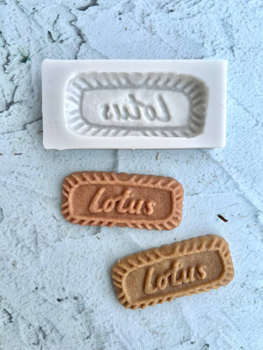 قالب سیلیکونی بیسکوئیت لوتوس تک