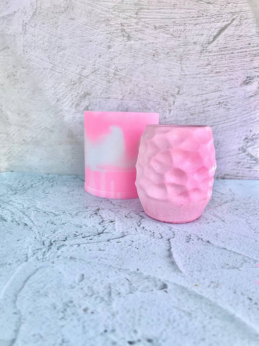 قالب سیلیکونی گلدان سنگ مصنوعی