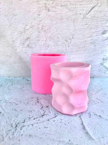 قالب سیلیکونی گلدان سنگ مصنوعی