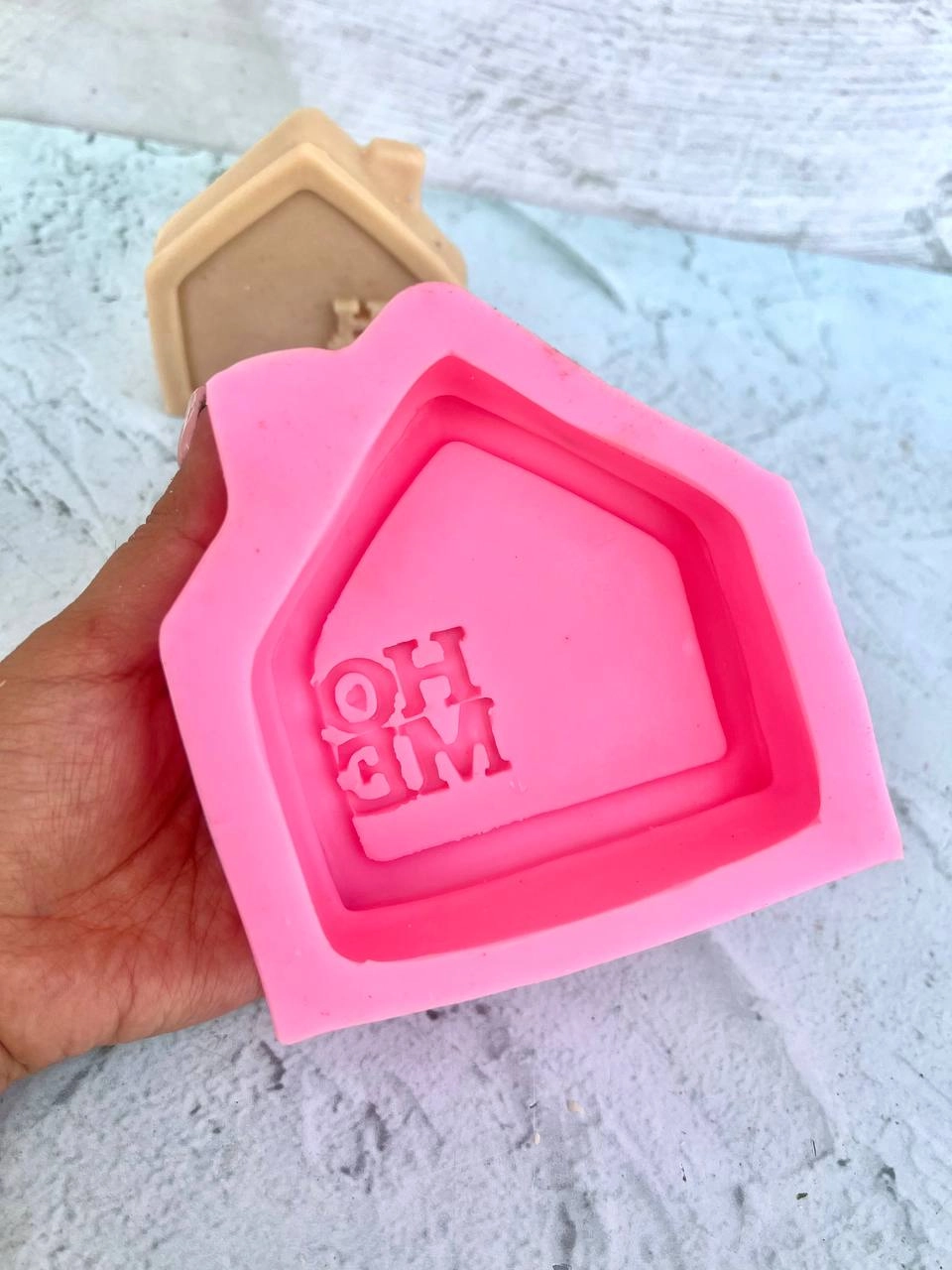 قالب سیلیکونی کلبه home