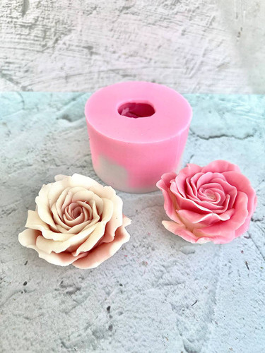 قالب سیلیکونی رز سه بعدی