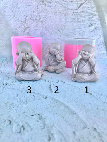 قالب سیلیکونی سه بچه بودا