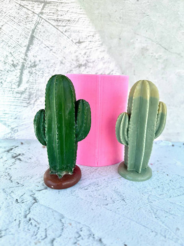 قالب سیلیکونی کاکتوس دوشاخه بلند