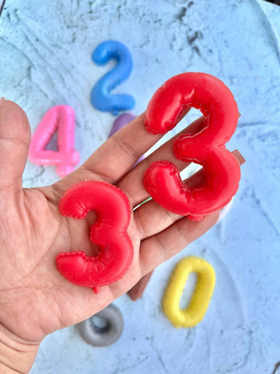 قالب سیلیکونی حروف بادکنکی 7.5 سانتی