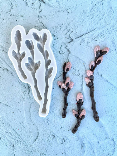 قالب سیلیکونی سه شاخه شکوفه