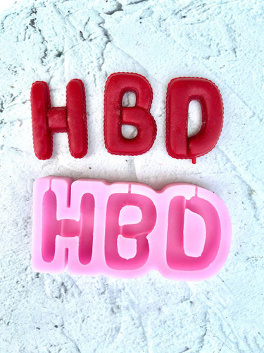 قالب سیلیکونی حروف اچ بی دی