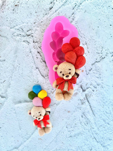 قالب سیلیکونی تدی بادکنکی