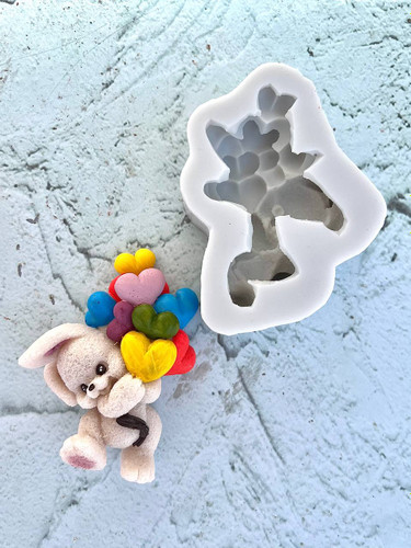 قالب سیلیکونی خرگوش بادکنکی