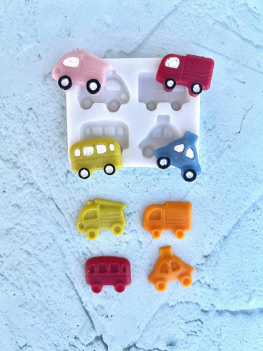 قالب سیلیکونی ماشین چهار تایی