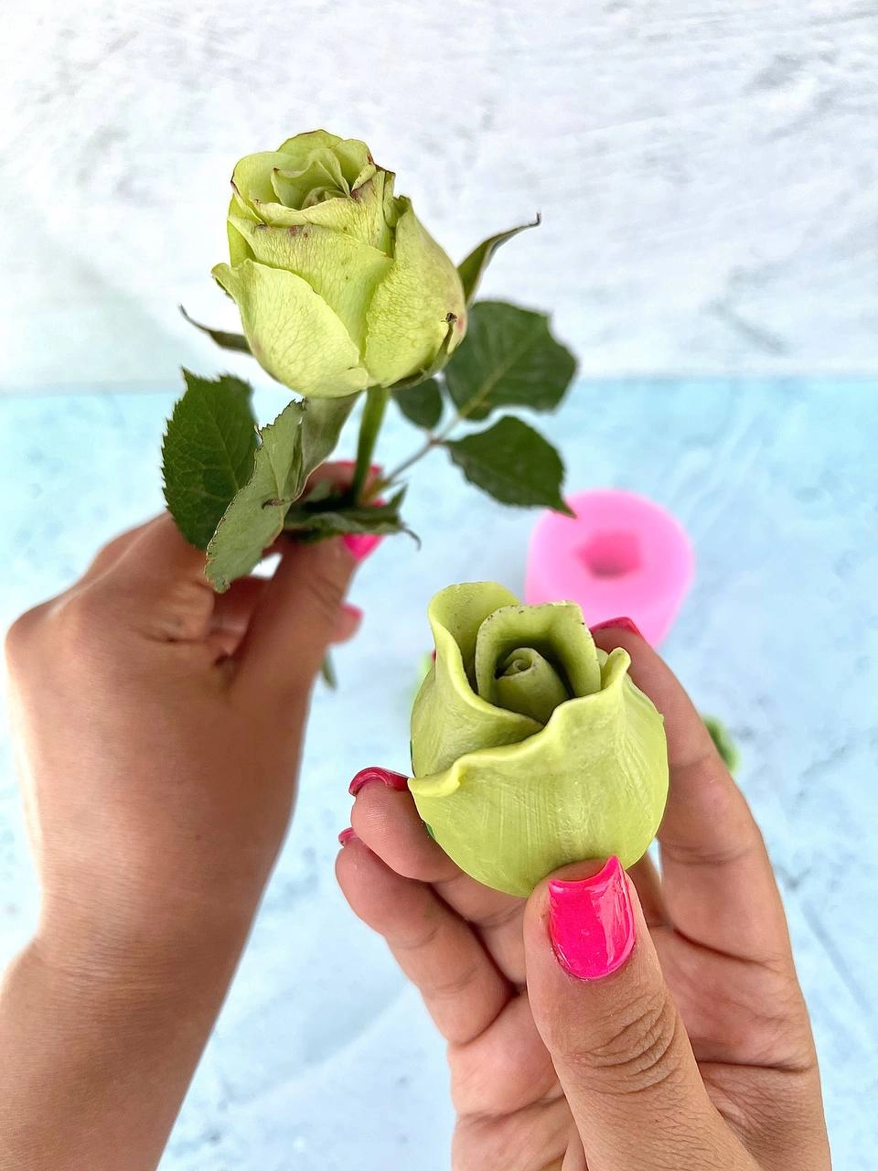 قالب سیلیکونی غنچه رز ژورنالی