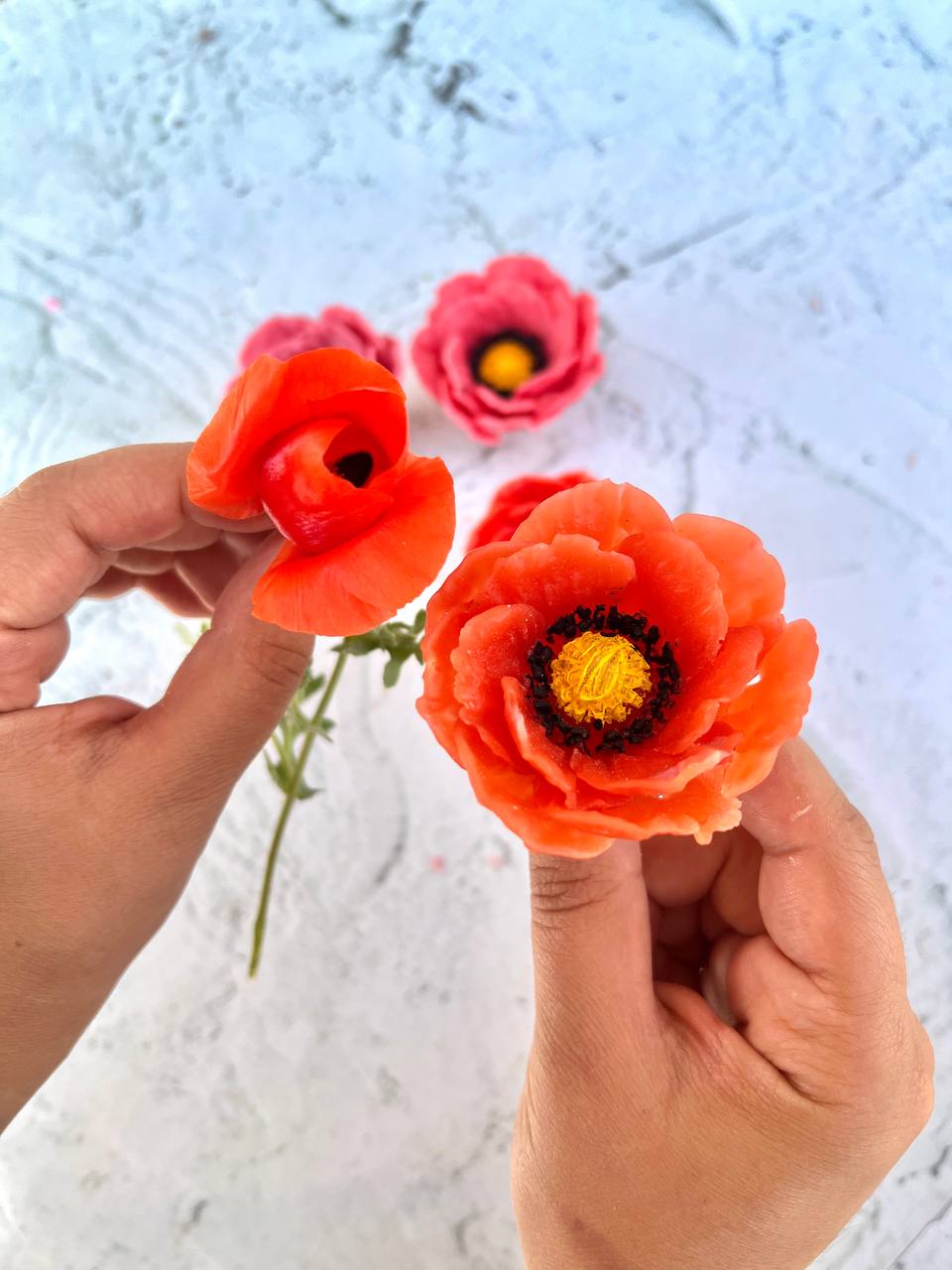 قالب سیلیکونی گل شقایق