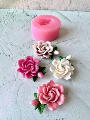 قالب سیلیکونی رز و غنچه