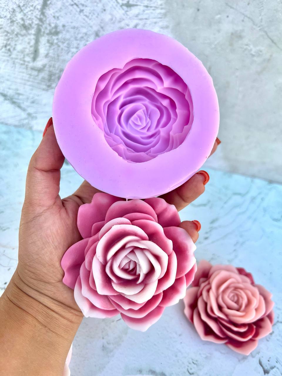 قالب سیلیکونی گل رز