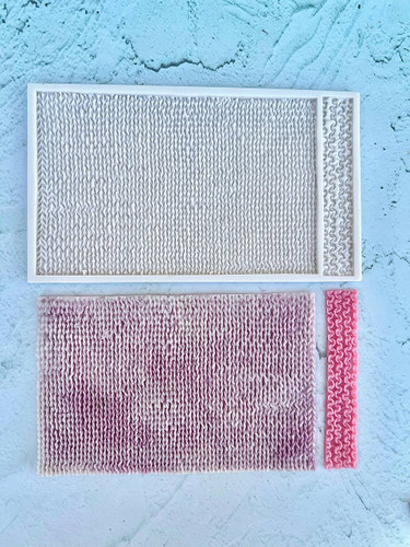 قالب سیلیکونی بافت ژورنالی