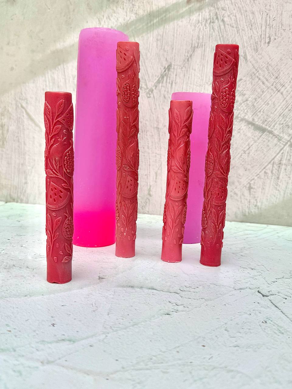 قالب سیلیکونی قلمی انار سرصاف